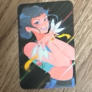 Kpop Demon Hunters HUNTRIX Zoey anime art print kpop Photocard